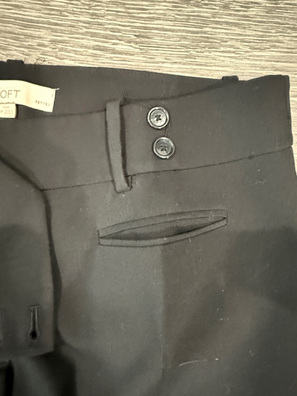 LOFT Black Dress Trousers - Picture 4 of 4